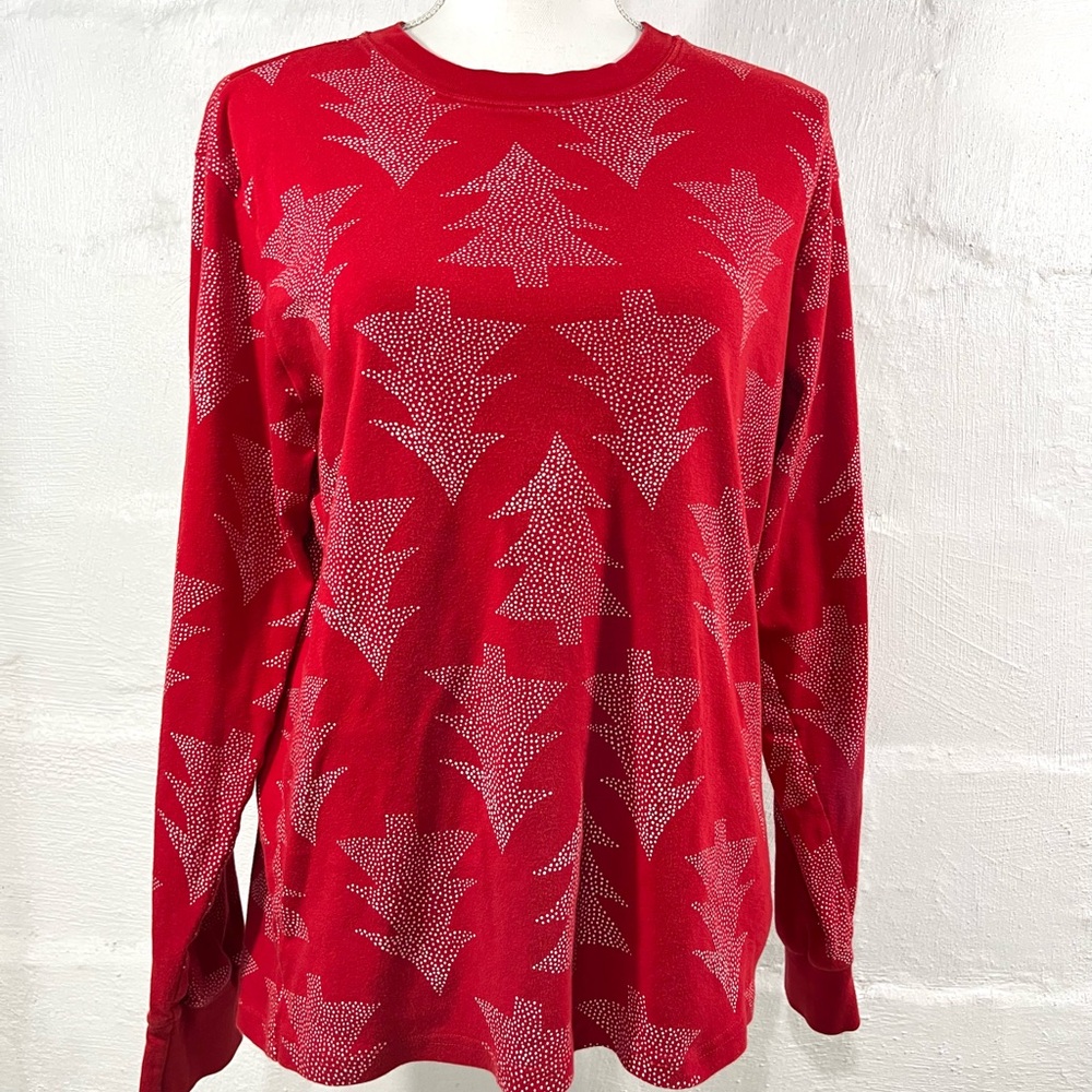 CARTERS WOMENS LONG SLEEVE CHRISTMAS TREE SHIRT (293)